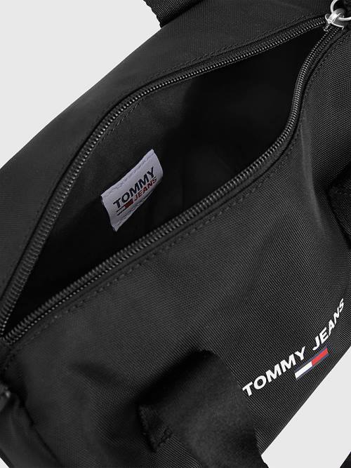 Tommy Hilfiger Essential Logo Crossover Çanta Kadın Siyah | TH015OGN