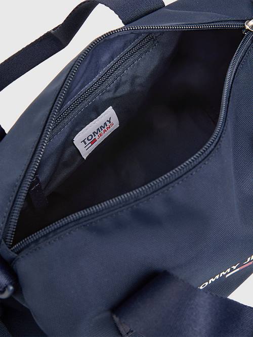 Tommy Hilfiger Essential Logo Crossover Çanta Kadın Mavi | TH795UCQ