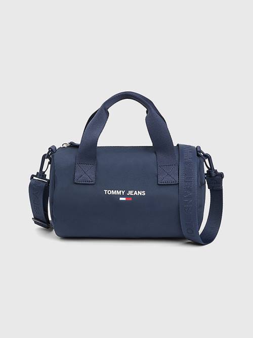 Tommy Hilfiger Essential Logo Crossover Çanta Kadın Mavi | TH795UCQ