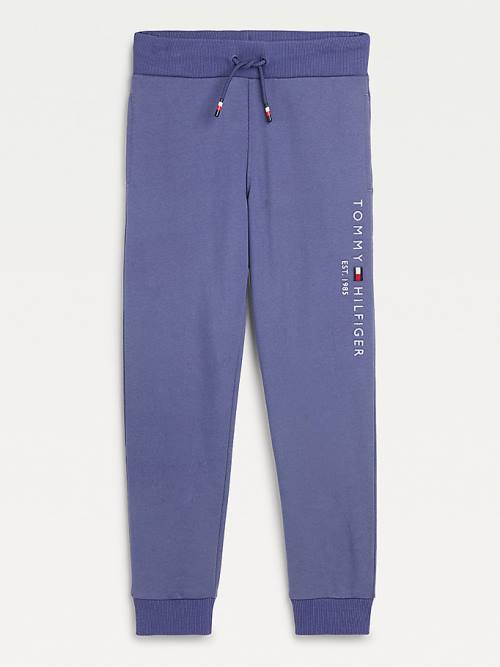 Tommy Hilfiger Essential Logo Joggers Pantolon Kiz Çocuk Mavi | TH015MOC