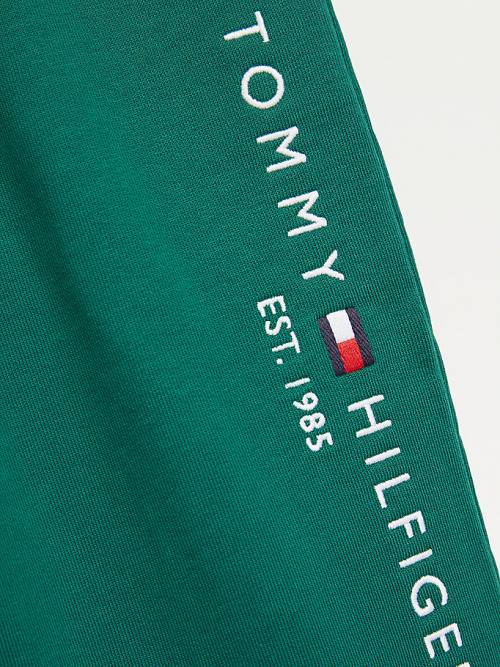 Tommy Hilfiger Essential Logo Joggers Pantolon Erkek Çocuk Yeşil | TH501PNI