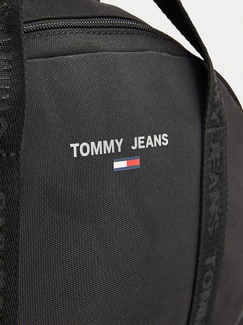 Tommy Hilfiger Essential Logo Tape Backpack Çanta Kadın Siyah | TH657XKP