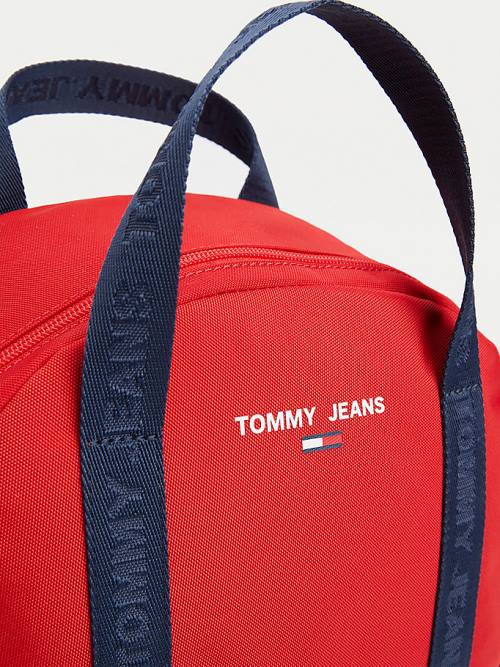 Tommy Hilfiger Essential Logo Tape Backpack Çanta Kadın Mavi | TH792FRZ