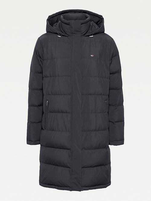 Tommy Hilfiger Essential Long Puffer Coat Ceket Kadın Siyah | TH092TZS