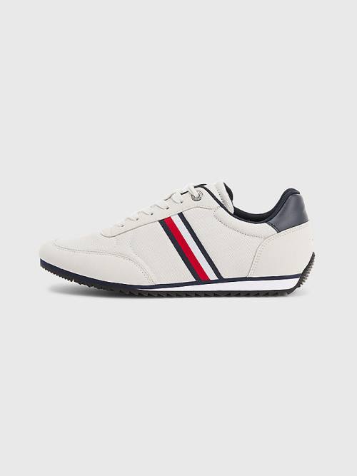 Tommy Hilfiger Essential Mesh Signature Tape Spor Ayakkabı Erkek Gri | TH307FEI