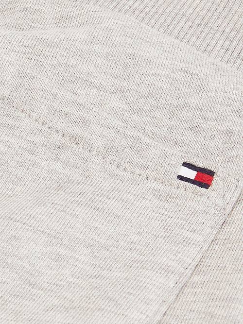 Tommy Hilfiger Essential Organic Pamuklu Logo Joggers Pantolon Erkek Çocuk Gri | TH165FAB