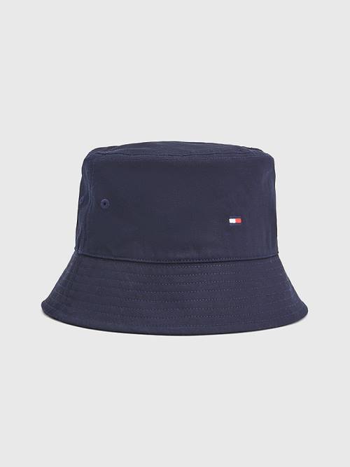 Tommy Hilfiger Essential Organic Pamuklu Bucket Şapka Kadın Mavi | TH539XAO