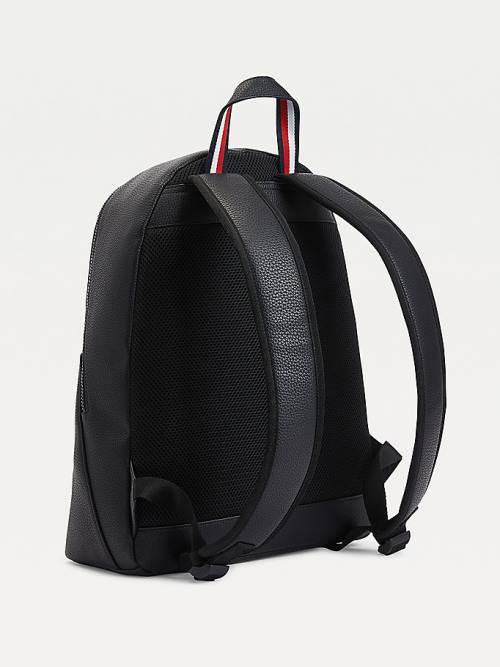 Tommy Hilfiger Essential Pebble Grain Backpack Çanta Erkek Siyah | TH263YAU