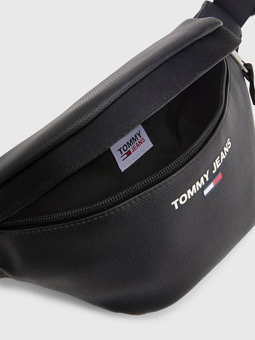 Tommy Hilfiger Essential Perforated Bumbag Çanta Erkek Siyah | TH104LAM