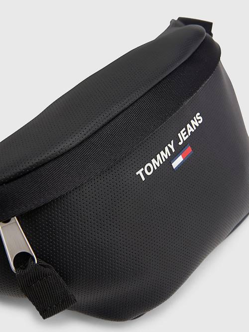 Tommy Hilfiger Essential Perforated Bumbag Çanta Erkek Siyah | TH104LAM