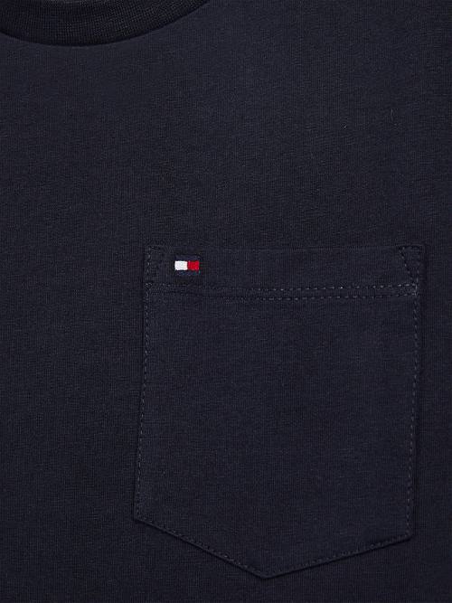 Tommy Hilfiger Essential Pocket Tişört Erkek Çocuk Mavi | TH592RVJ