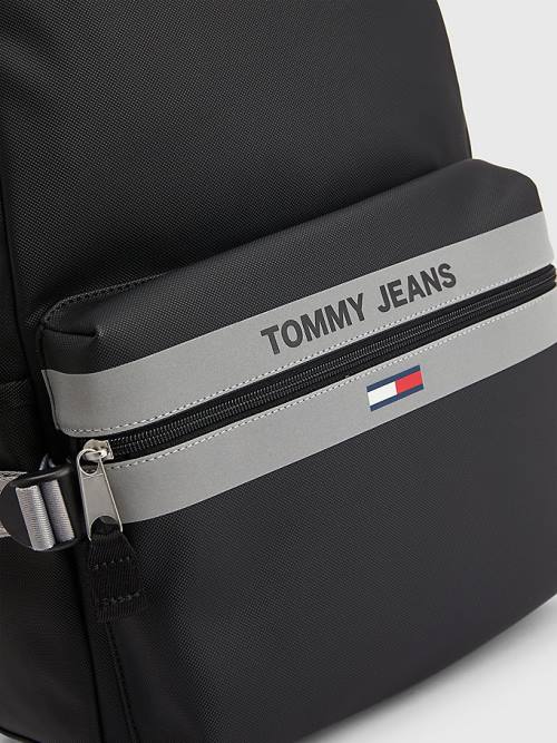 Tommy Hilfiger Essential Reflective Backpack Çanta Erkek Siyah | TH124XJN