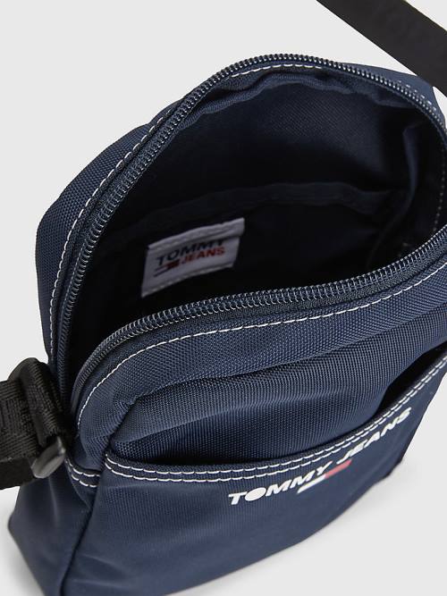 Tommy Hilfiger Essential Reporter Crossover Çanta Erkek Mavi | TH031AKQ