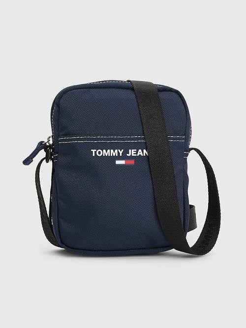 Tommy Hilfiger Essential Reporter Crossover Çanta Erkek Mavi | TH031AKQ