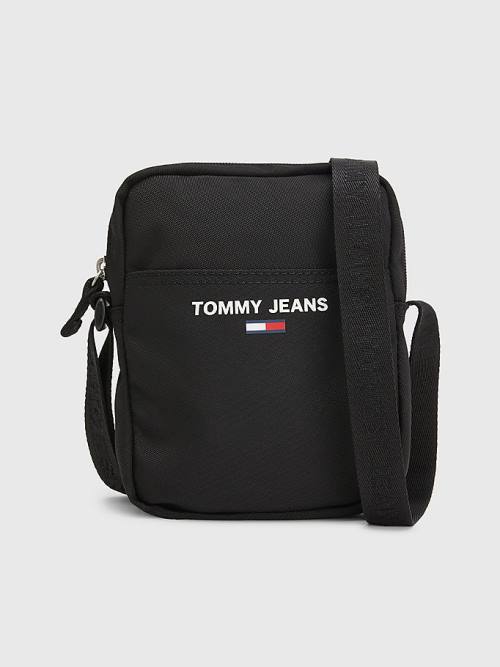 Tommy Hilfiger Essential Reporter Crossover Çanta Erkek Siyah | TH312VUY