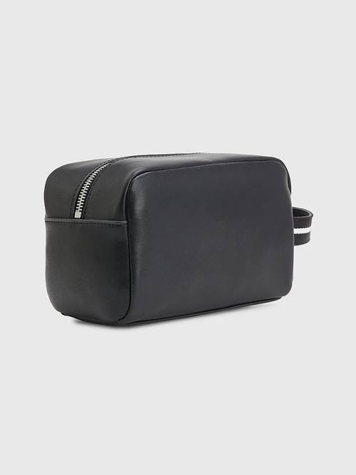 Tommy Hilfiger Essential Side Handle Washbag Çanta Erkek Siyah | TH029NYW