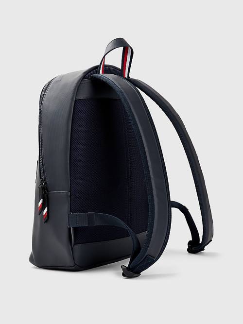 Tommy Hilfiger Essential Signature Backpack Çanta Erkek Mavi | TH820SLK