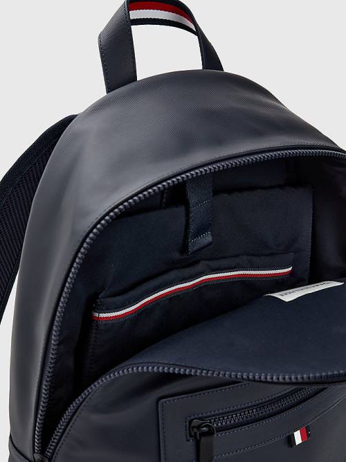 Tommy Hilfiger Essential Signature Backpack Çanta Erkek Mavi | TH820SLK