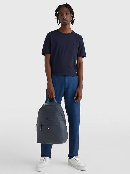 Tommy Hilfiger Essential Signature Backpack Çanta Erkek Mavi | TH820SLK