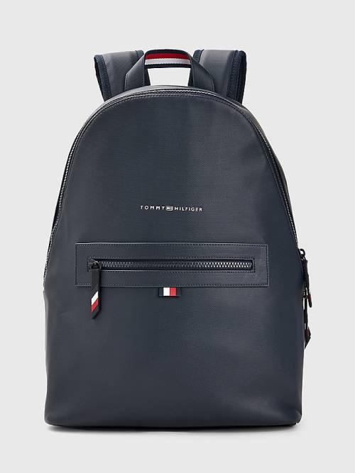 Tommy Hilfiger Essential Signature Backpack Çanta Erkek Mavi | TH820SLK