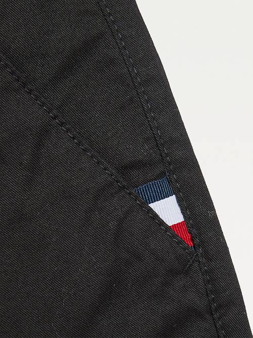 Tommy Hilfiger Essential Slim Fit Chinos Pantolon Erkek Çocuk Siyah | TH341NCJ