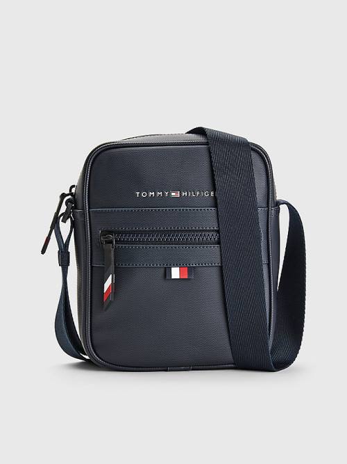 Tommy Hilfiger Essential Small Reporter Çanta Erkek Mavi | TH032LJZ