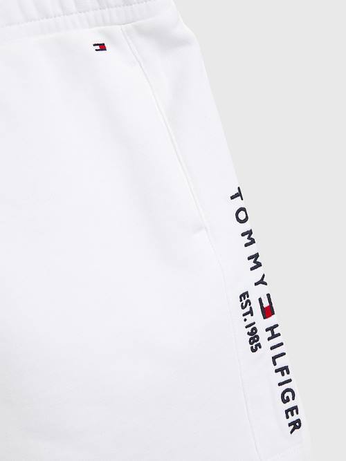 Tommy Hilfiger Essential Straight Logo Etek Kiz Çocuk Beyaz | TH053VBP