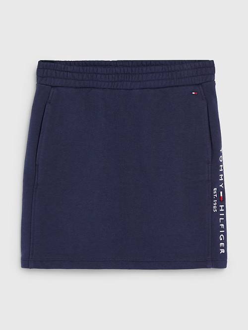 Tommy Hilfiger Essential Straight Logo Etek Kiz Çocuk Mavi | TH253NDE