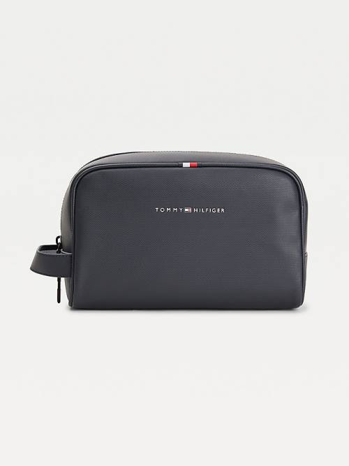 Tommy Hilfiger Essential Su Repellent Washbag Çanta Erkek Mavi | TH358XDF