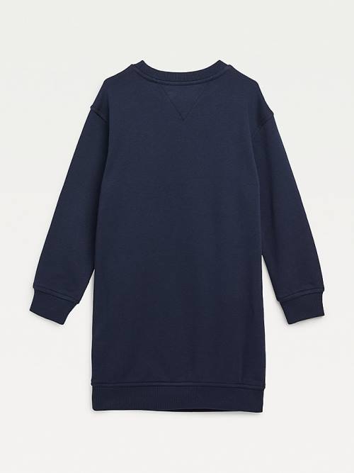 Tommy Hilfiger Essential Sweatshirt Elbise Kiz Çocuk Mavi | TH750VWP