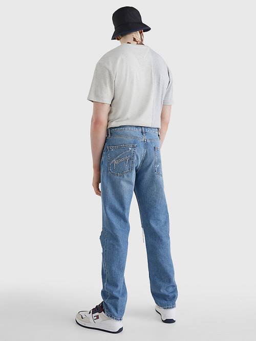 Tommy Hilfiger Ethan Pamuklu Hemp Straight Fit Jean Pantolon Erkek Denim | TH478BGA