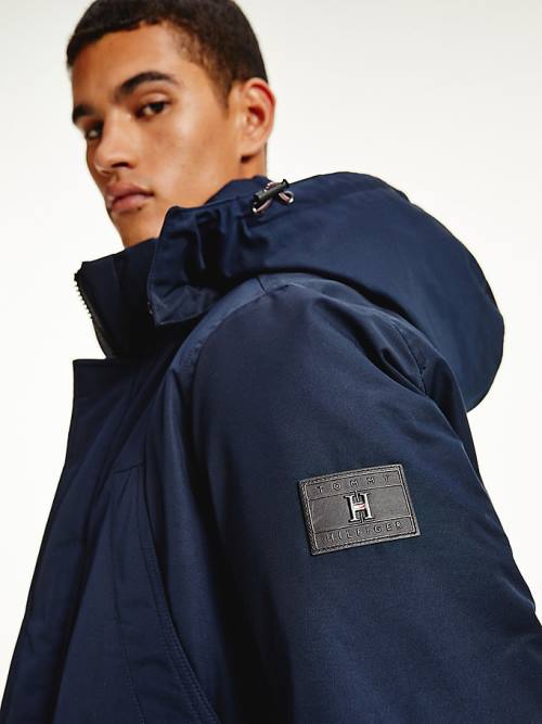 Tommy Hilfiger Exclusive Down Parka Kaban Erkek Mavi | TH509VBJ