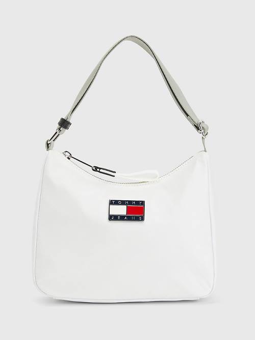 Tommy Hilfiger Festival Shoulder Çanta Kadın Beyaz | TH049OCI