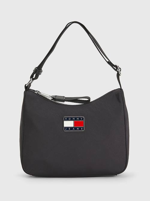 Tommy Hilfiger Festival Shoulder Çanta Kadın Siyah | TH063NXH