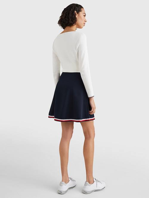 Tommy Hilfiger Fit And Flare Etek Kadın Mavi | TH962LZS