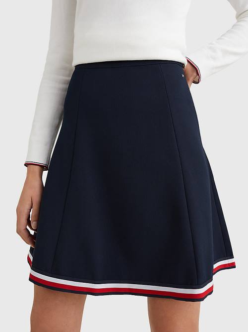 Tommy Hilfiger Fit And Flare Etek Kadın Mavi | TH962LZS