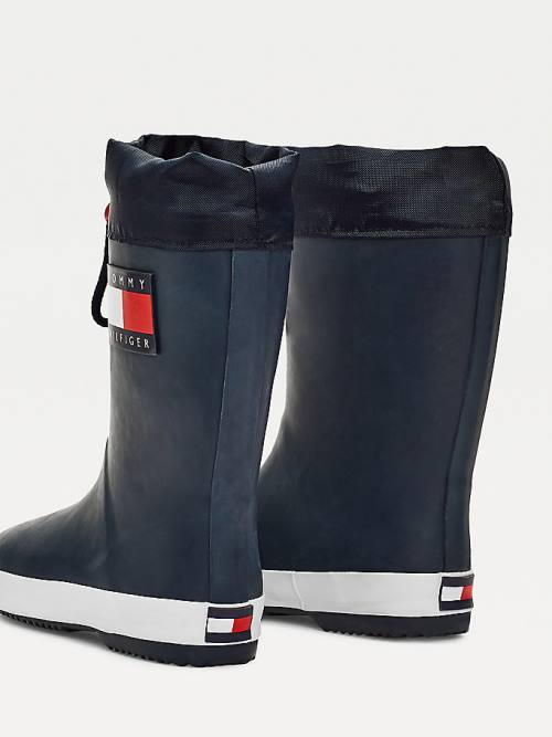 Tommy Hilfiger Flag Toggle Rain Bot Erkek Çocuk Mavi | TH240TQX