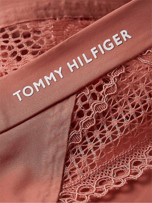 Tommy Hilfiger Floral Dantel Trim Tanga İç Giyim Kadın Turuncu | TH937QTP