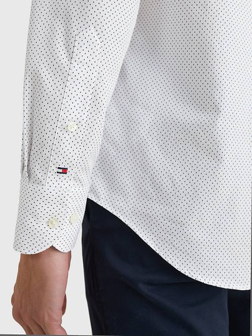 Tommy Hilfiger Formal Dot Regular Fit Gömlek Erkek Mavi | TH048ZTC