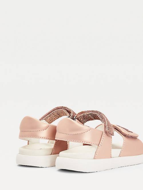 Tommy Hilfiger Glitter Sandalet Kiz Çocuk Pembe | TH415PGS