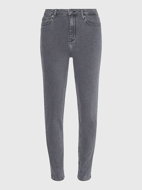 Tommy Hilfiger Gramercy Mom High Rise Tapered Jean Pantolon Kadın Denim | TH328OLT