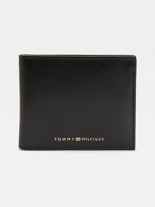 Tommy Hilfiger Gündelik Deri Small Card Cüzdan Erkek Siyah | TH946FEI