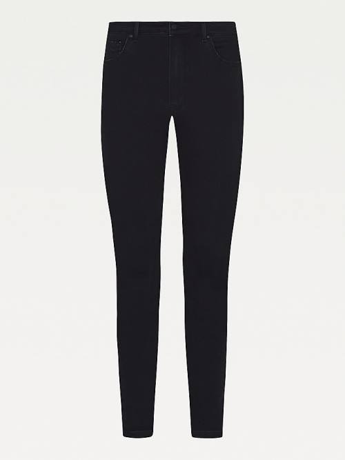 Tommy Hilfiger Harlem High Rise Skinny TH Flex Black Jean Pantolon Kadın Denim | TH157FHQ