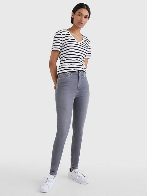 Tommy Hilfiger Harlem High Rise Super Skinny Jean Pantolon Kadın Denim | TH524UOK