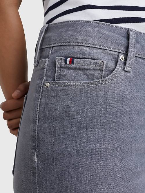 Tommy Hilfiger Harlem High Rise Super Skinny Jean Pantolon Kadın Denim | TH524UOK