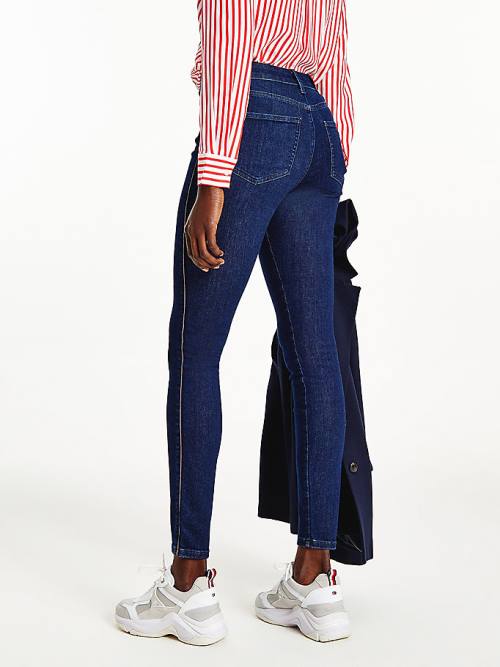 Tommy Hilfiger Harlem High Rise Super Skinny Jean Pantolon Kadın Denim | TH540LUO