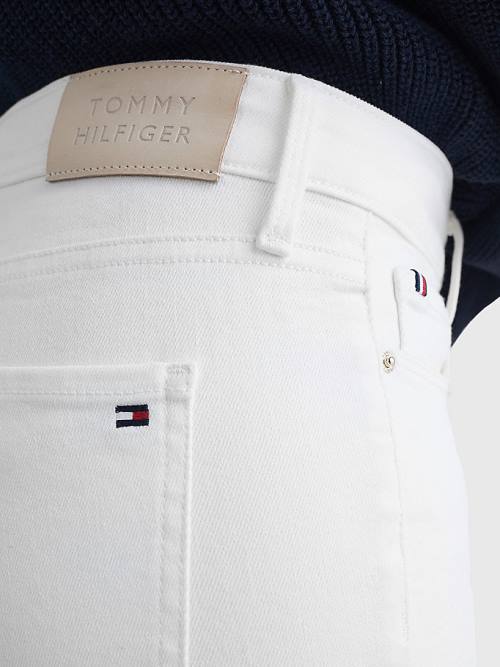 Tommy Hilfiger Harlem High Rise Super Skinny Jean Pantolon Kadın Beyaz | TH802XYP