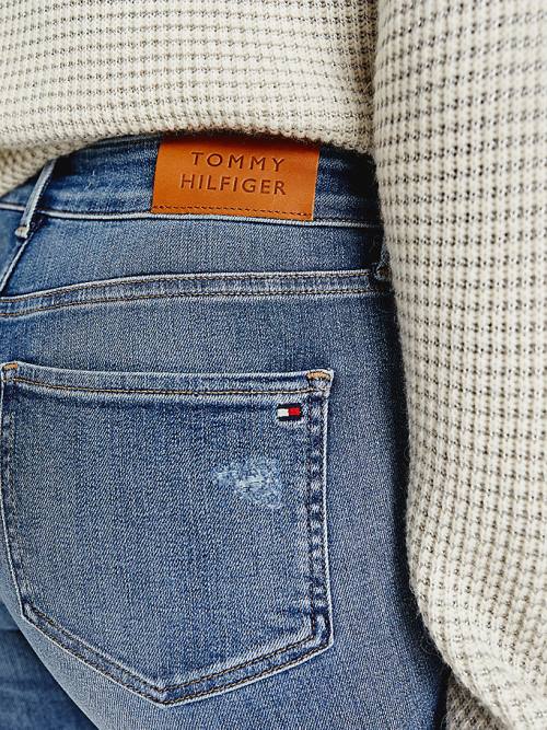 Tommy Hilfiger Harlem High Rise Super Skinny Jean Pantolon Kadın Denim | TH854XBF