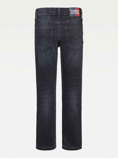 Tommy Hilfiger Harper Faded Black Jean Pantolon Kiz Çocuk Denim | TH956GBF