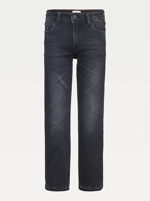 Tommy Hilfiger Harper Faded Black Jean Pantolon Kiz Çocuk Denim | TH956GBF